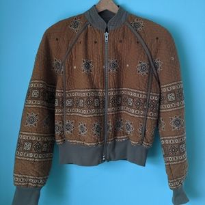 FP Quilted bomber jacket